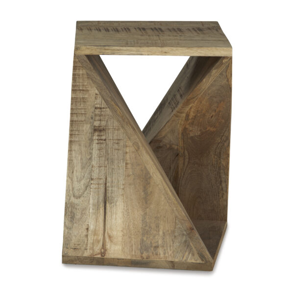 ZALEMONT ACCENT TABLE Distressed Brown - Image 4
