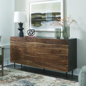 DARREY ACCENT CABINET Natural/Brown