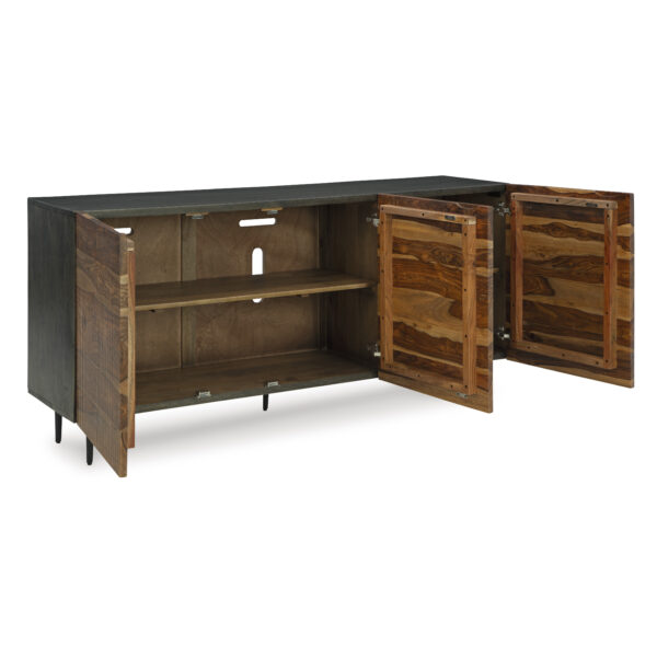 DARREY ACCENT CABINET Natural/Brown - Image 3