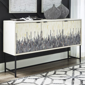FREYTON ACCENT CABINET White/Gray