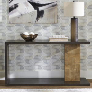 CAMLETT CONSOLE SOFA TABLE Brown