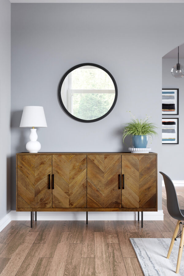 PRATTVILLE ACCENT CABINET Brown - Image 6