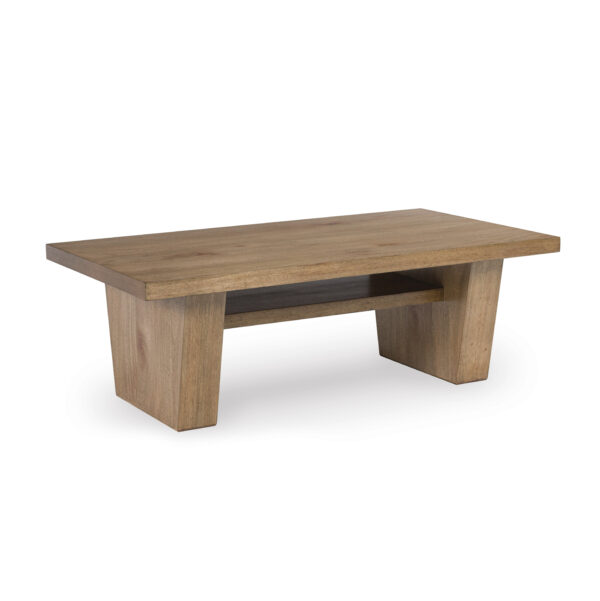 KRISTILAND RECT COCKTAIL TABLE L/Brown - Image 2