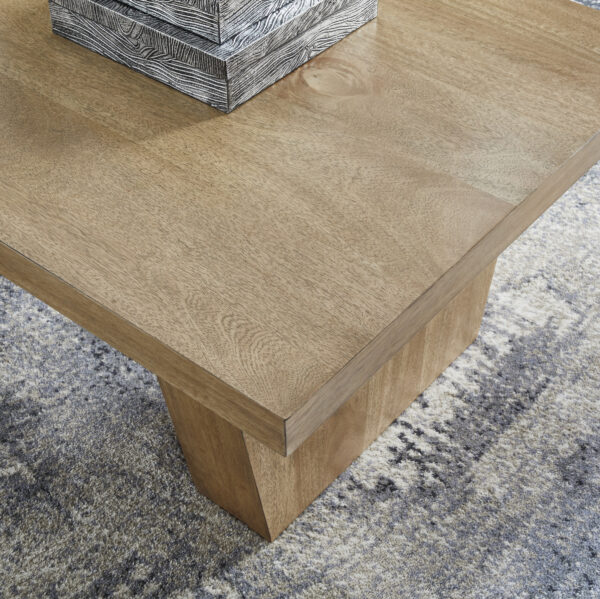 KRISTILAND RECT COCKTAIL TABLE L/Brown - Image 3