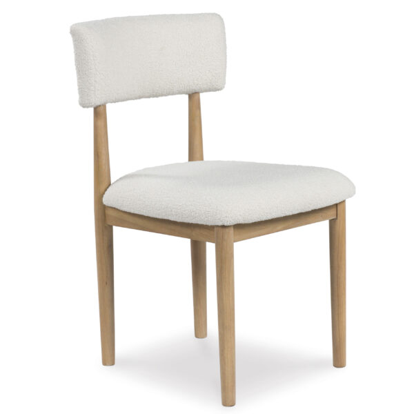 SAWDYN UPH DINING SIDE CHAIR White/LBrown - Image 2