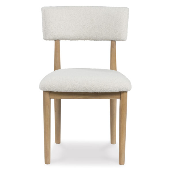 SAWDYN UPH DINING SIDE CHAIR White/LBrown - Image 4