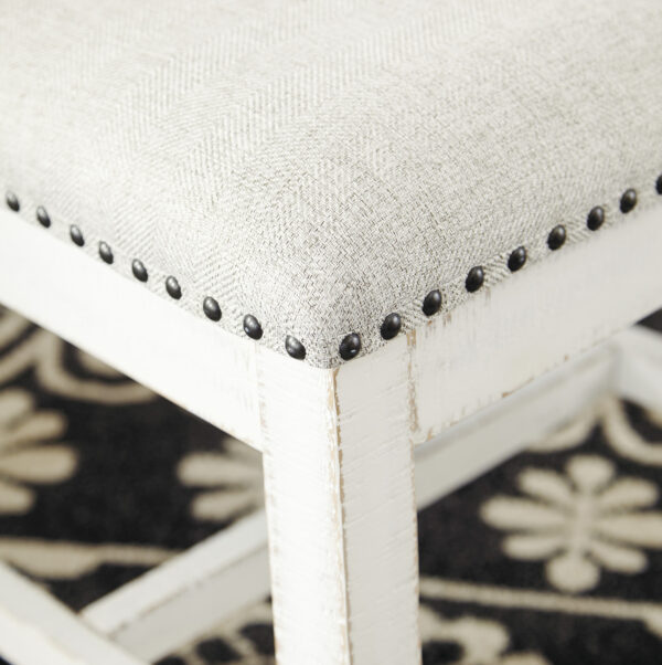 VALEBECK UPH DINING CHAIR Beige/White - Image 2