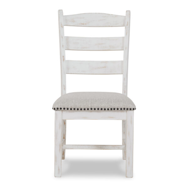 VALEBECK UPH DINING CHAIR Beige/White - Image 3