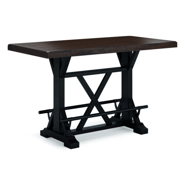 VALEBECK RECT DINING COUNTER TABLE Bl/Brown - Image 5
