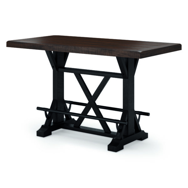 VALEBECK RECT DINING COUNTER TABLE Bl/Brown - Image 4