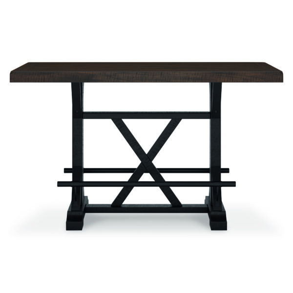 VALEBECK RECT DINING COUNTER TABLE Bl/Brown - Image 3