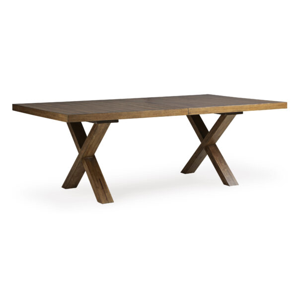 STEENLAGE RECT DINING EXT TABLE Brown - Image 5