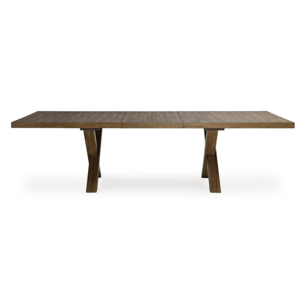 STEENLAGE RECT DINING EXT TABLE Brown - Image 4