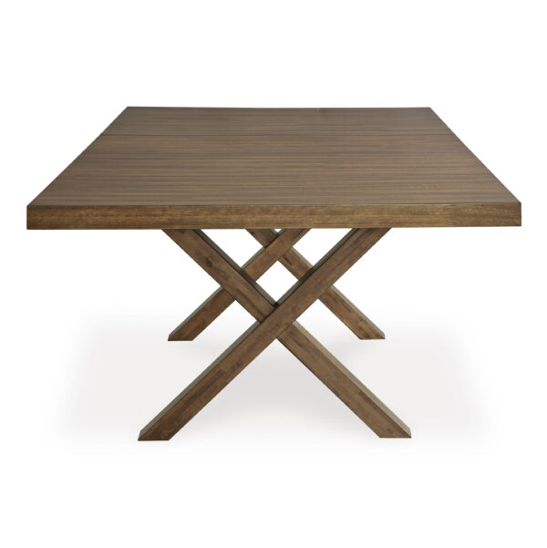 STEENLAGE RECT DINING EXT TABLE Brown - Image 3