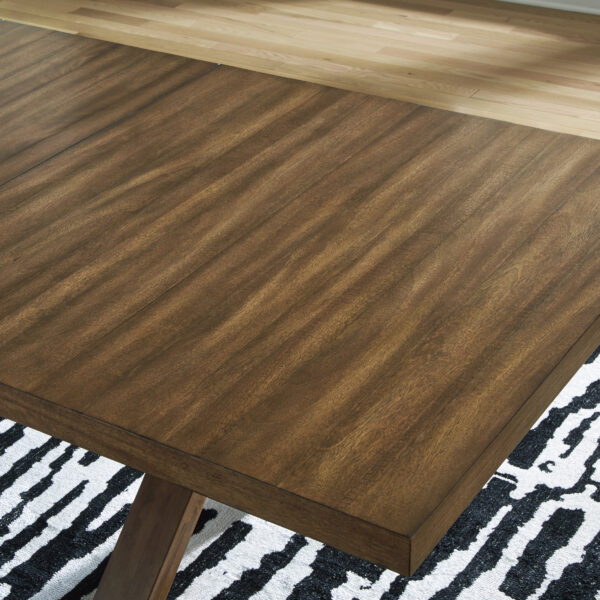 STEENLAGE RECT DINING EXT TABLE Brown - Image 2