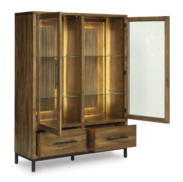 STEENLAGE DISPLAY CABINET Brown - Image 10