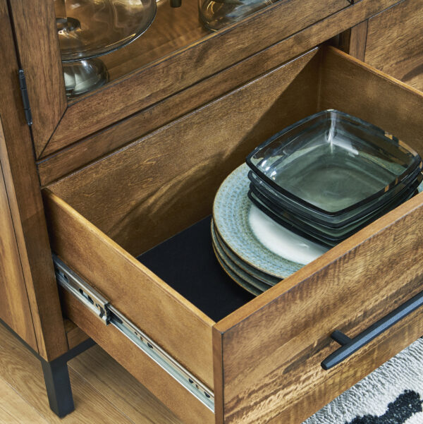 STEENLAGE DISPLAY CABINET Brown - Image 8
