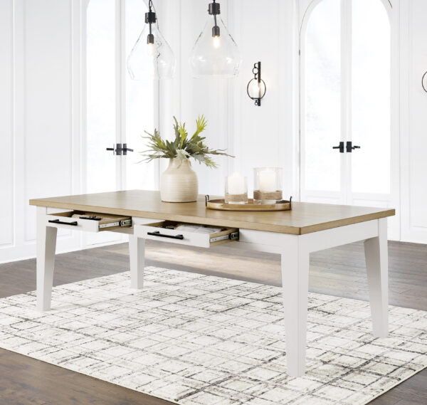 Ashbryn 5-Piece Dining Set White/Natural - Image 10