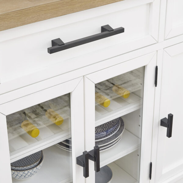 ASHBRYN DINING SERVER White/Natural - Image 4