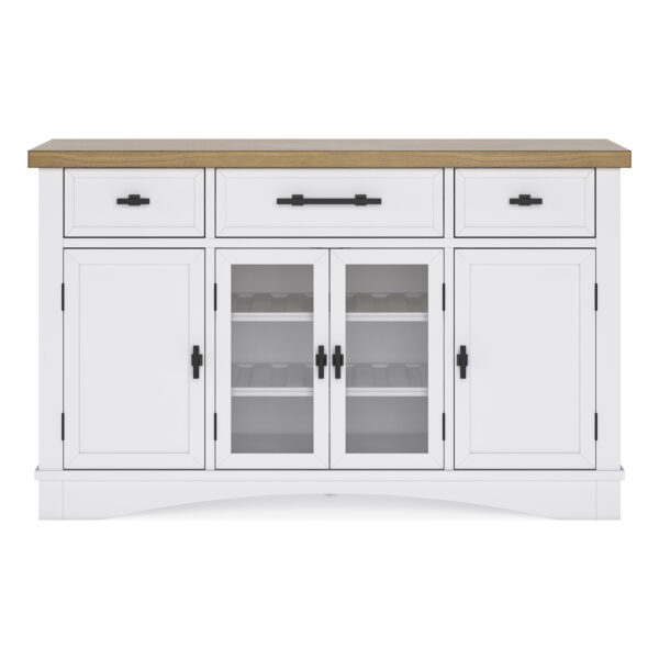 ASHBRYN DINING SERVER White/Natural - Image 5
