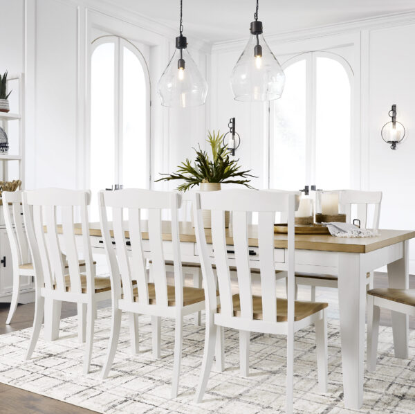 ASHBRYN UPH DINING SIDE CHAIR White/Natural - Image 6