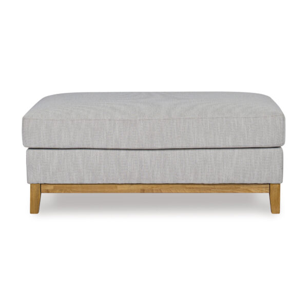 LEAMEA OVER/S  ACCENT OTTOMAN Fog - Image 2