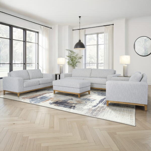Leamea 4-Piece Lounge Set Fog