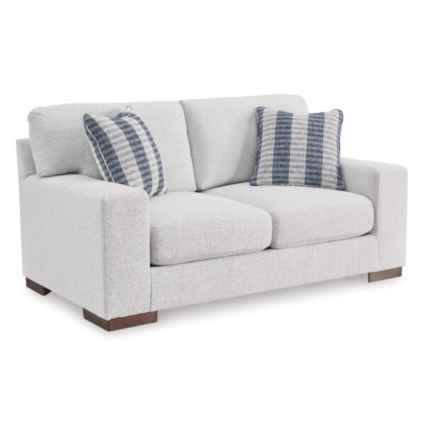 Belvoir 3-Piece Lounge Set Snow - Ottoman Not Included - Image 6