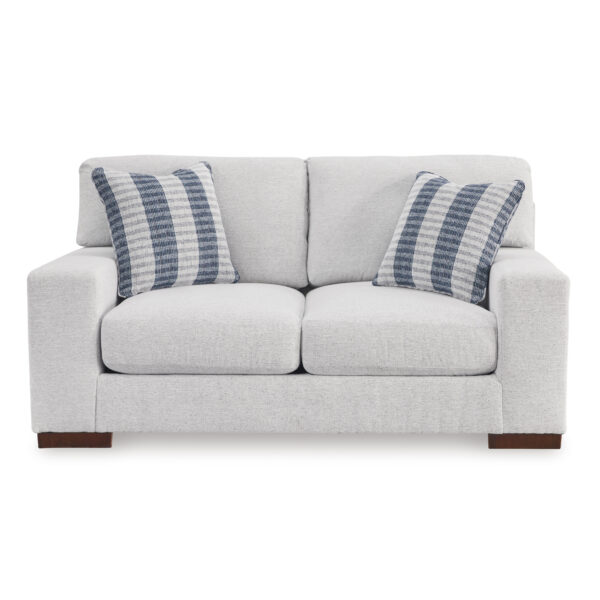 Belvoir 3-Piece Lounge Set Snow - Ottoman Not Included - Image 7