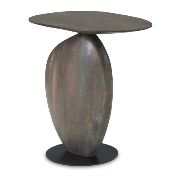 COMMET ACCENT TABLE  Br/Blaclk - Image 2