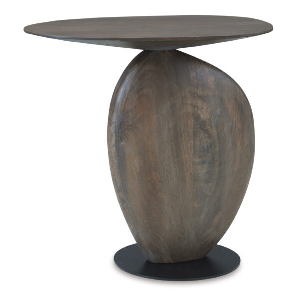 COMMET ACCENT TABLE  Br/Blaclk - Image 3