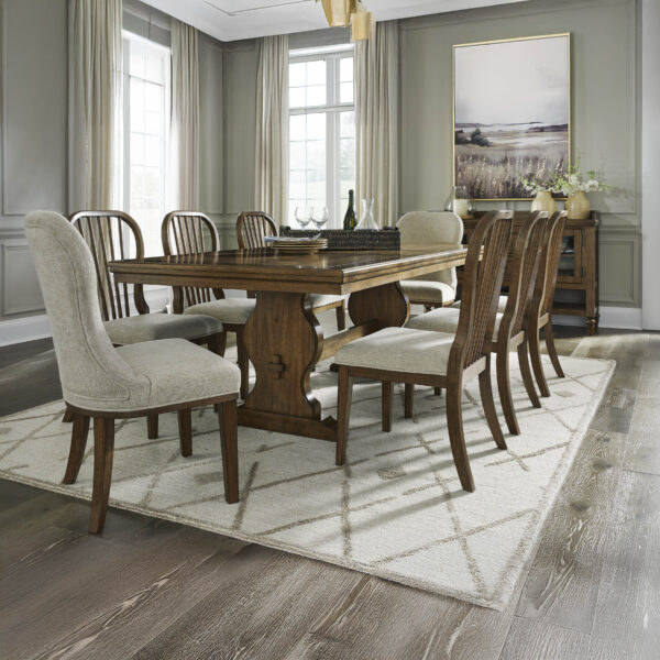 Sturlayne 9-Piece Extendable Dining Set (with Upholstered Side Chairs) - Image 2