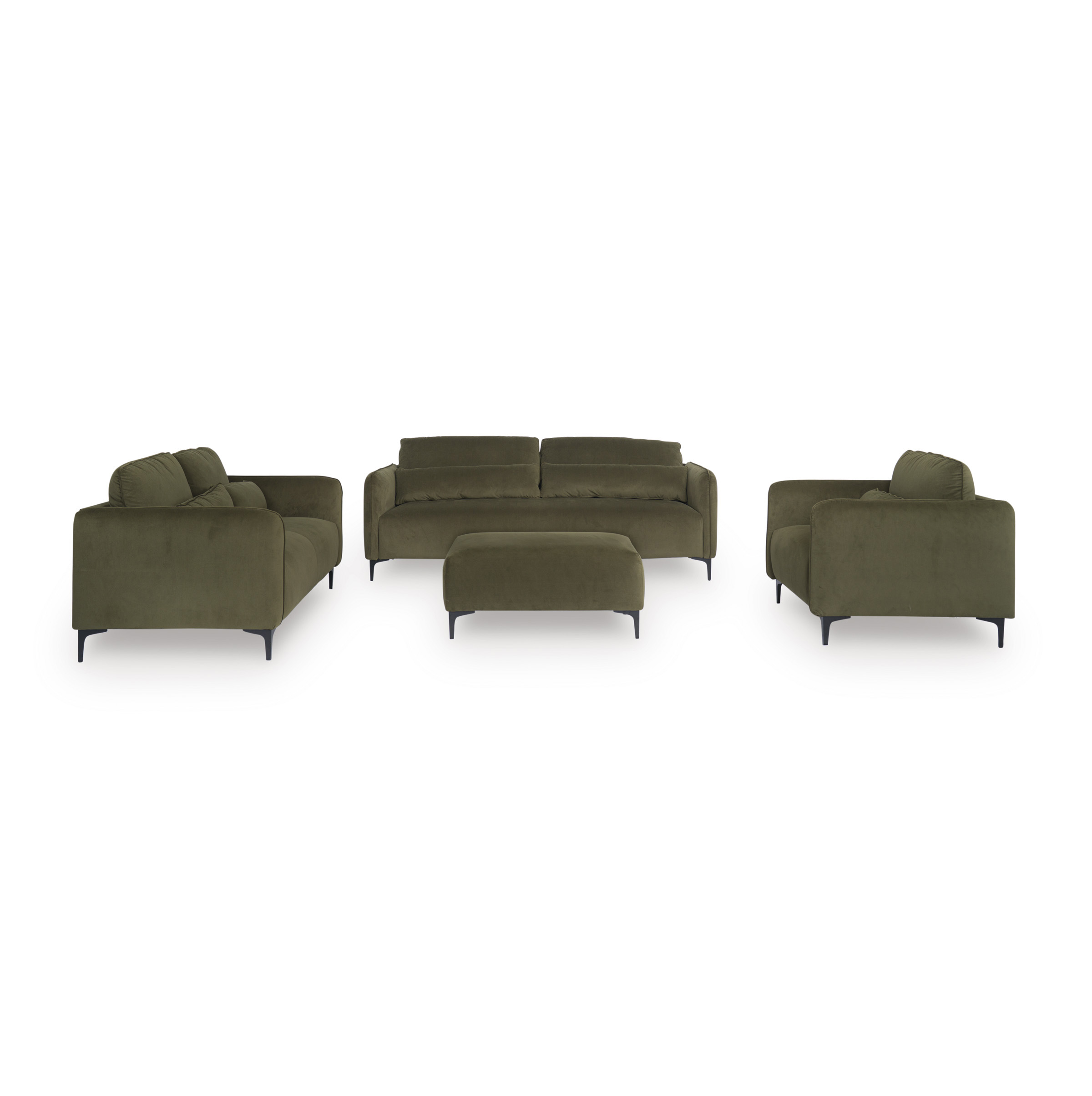 Stonekey 4-Piece Lounge Set Olive - Image 2