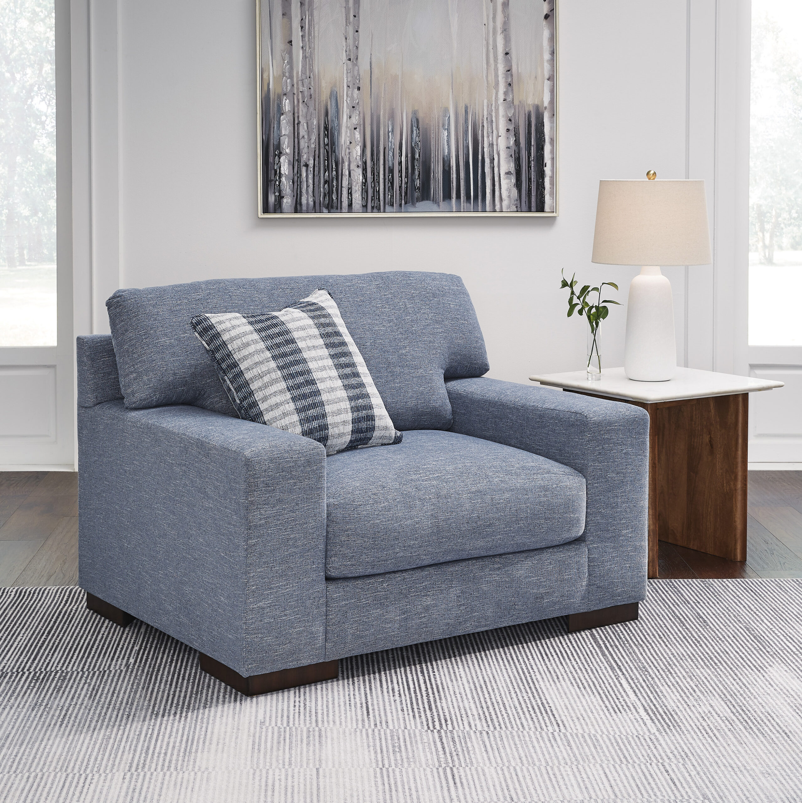 BELVOIR CHAIR AND A HALF Denim