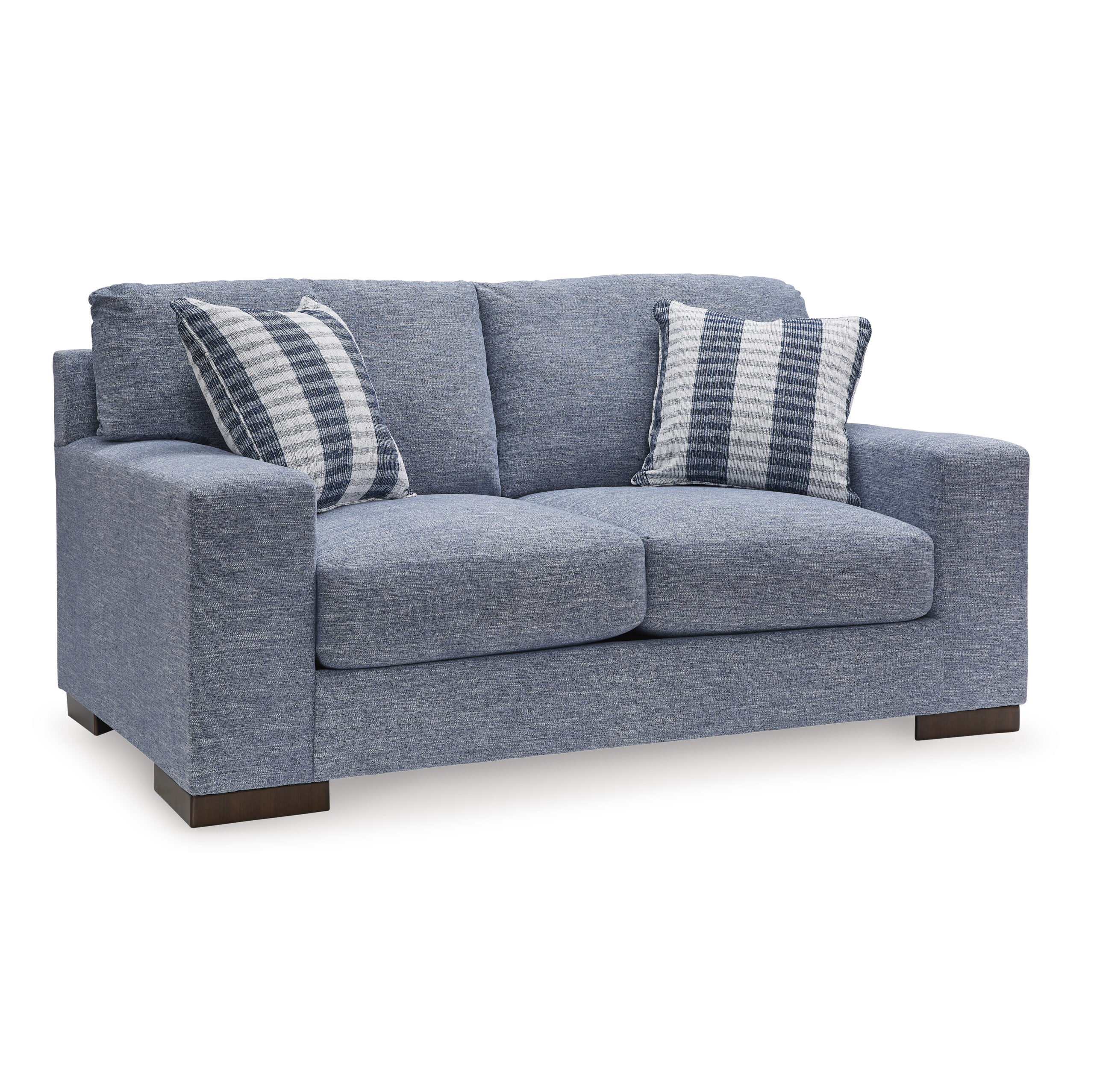 Belvoir 3-Piece Lounge Set Denim – Ottoman Not Included - Image 18