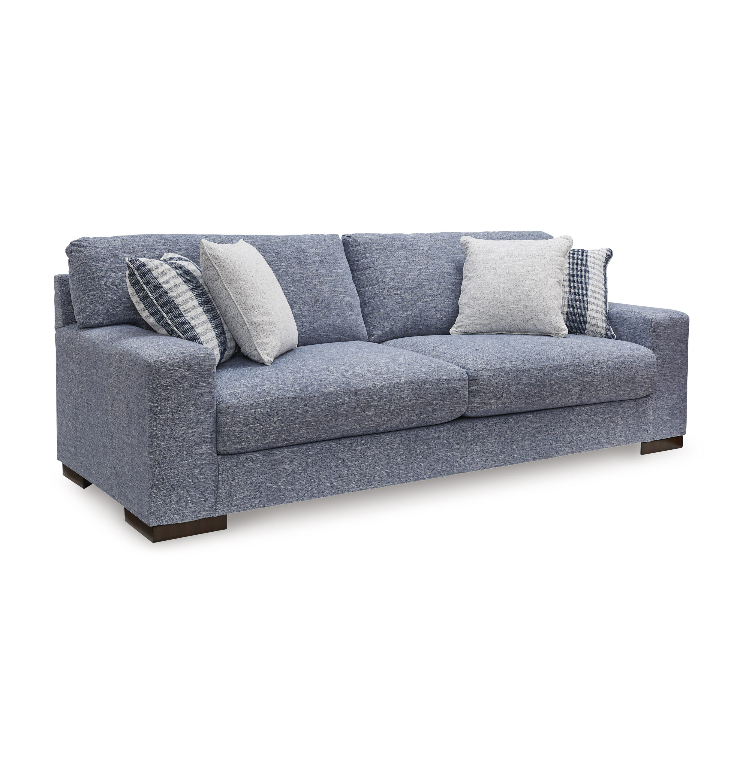 Belvoir 3-Piece Lounge Set Denim – Ottoman Not Included - Image 12