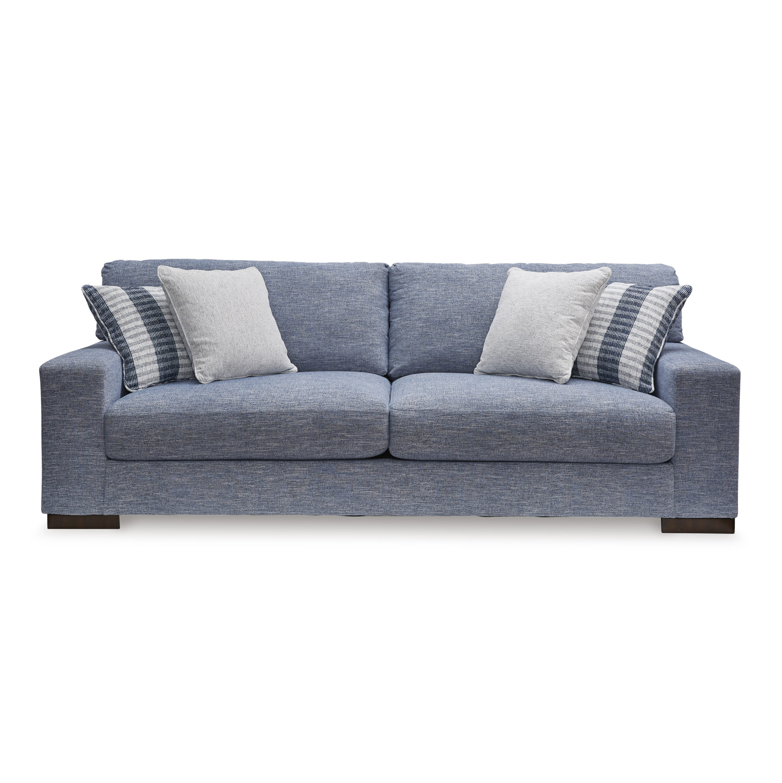 Belvoir 3-Piece Lounge Set Denim – Ottoman Not Included - Image 11