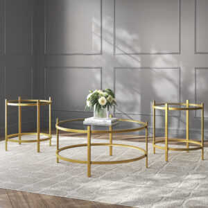 PEARLOX OCCASIONAL TABLE SET/3