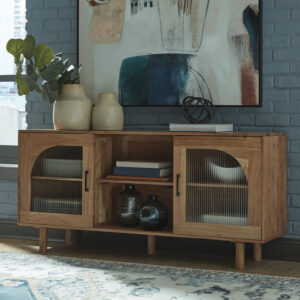 ADWAY ACCENT CABINET Nat/Brown
