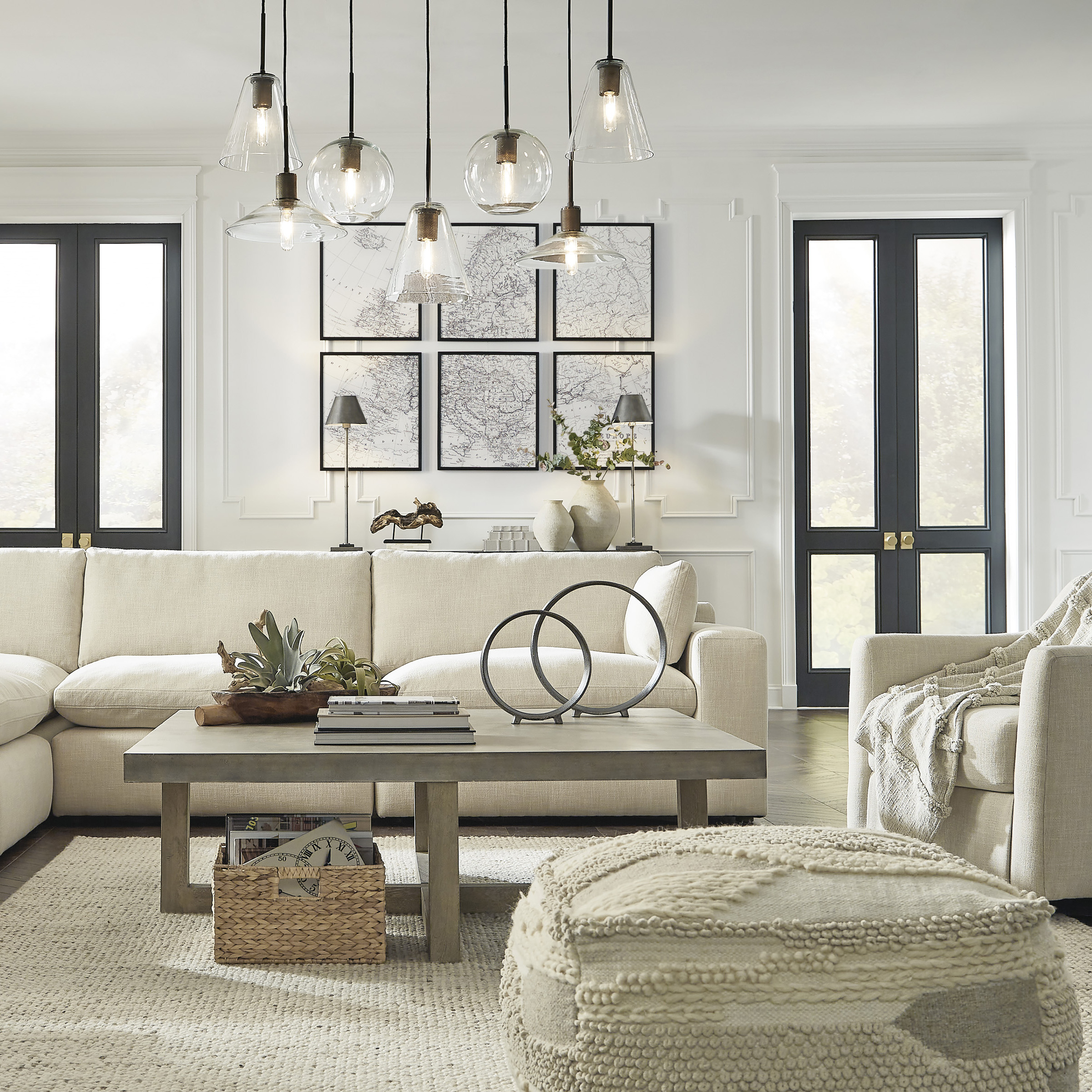 Elyza 3-Piece Corner Lounge Set Linen - Image 6