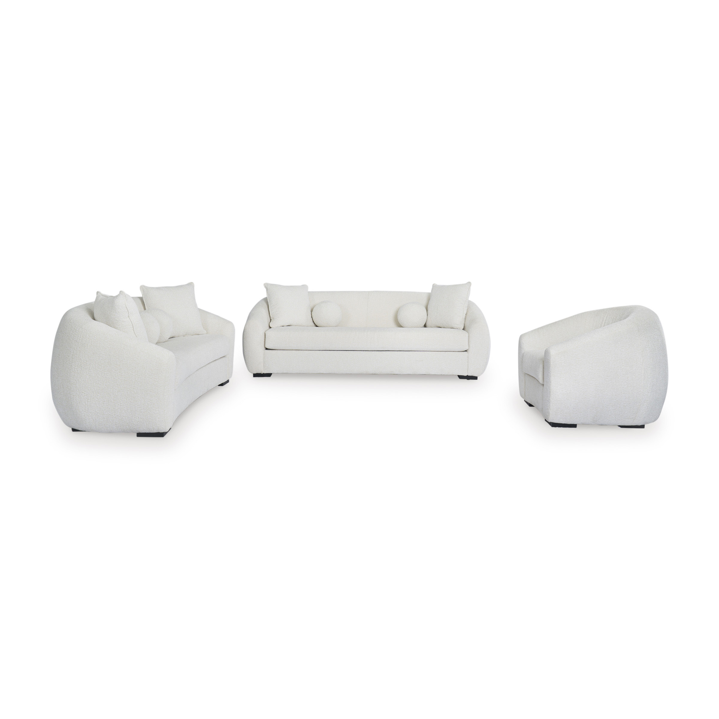 Wateron 3-Piece Lounge Set Vanilla - Image 9